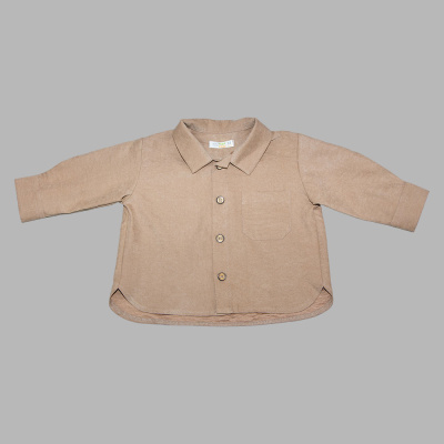 Рубашка Чуди Кидс 455825Ц2(2)-1 коричневый 01